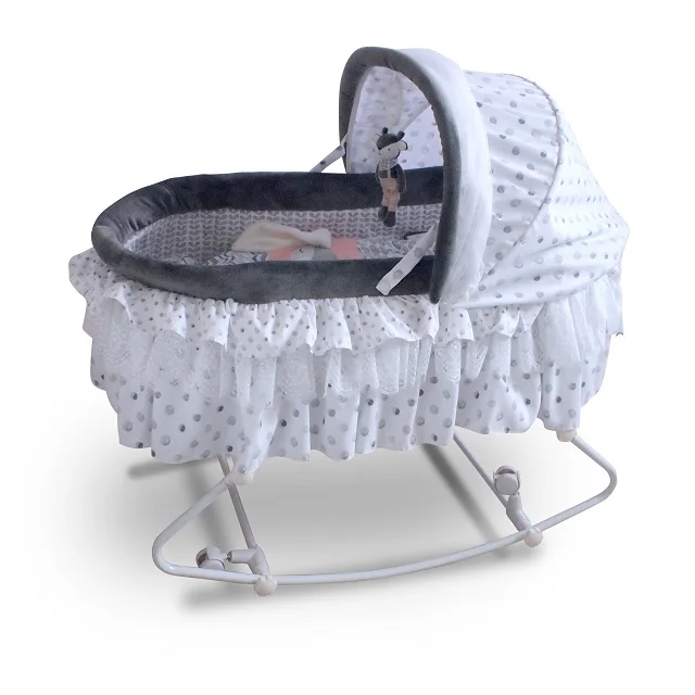 
My Little Garden Friends Fine Design Popular Bedside Baby Rocking Bassinet As Gift 