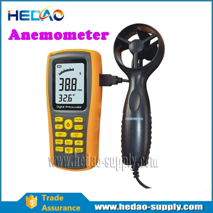 Поток воздуха Анемометр флюгер анемометр
