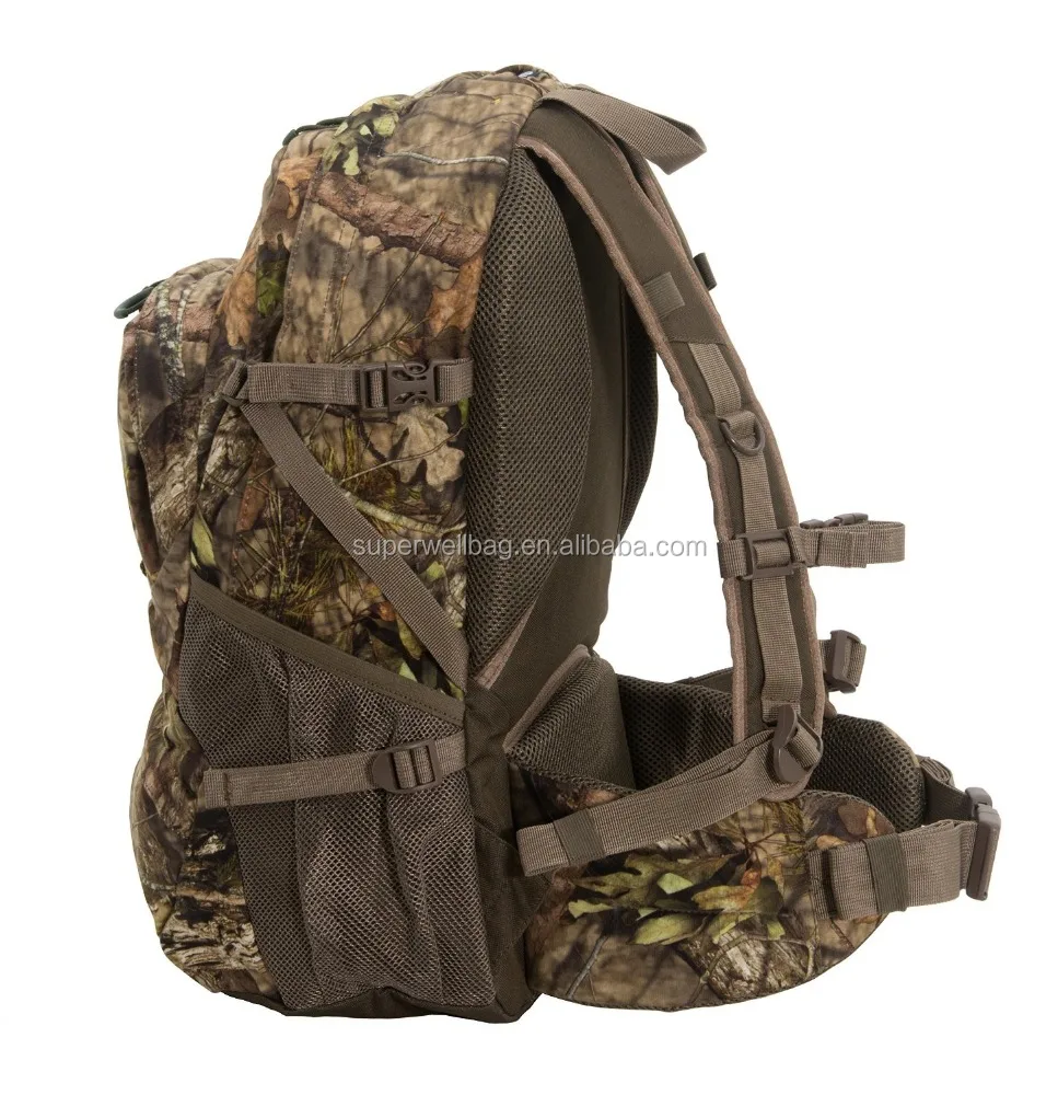 High quality flocking fabric Camouflage Color hunting backpack Trekking Rucksack