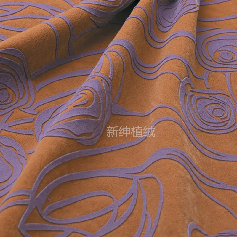 
flock fabric for sofa 