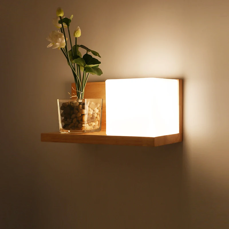 
led stair wooden wall lighting indoor lighting wall lamps nordic wall lamps 