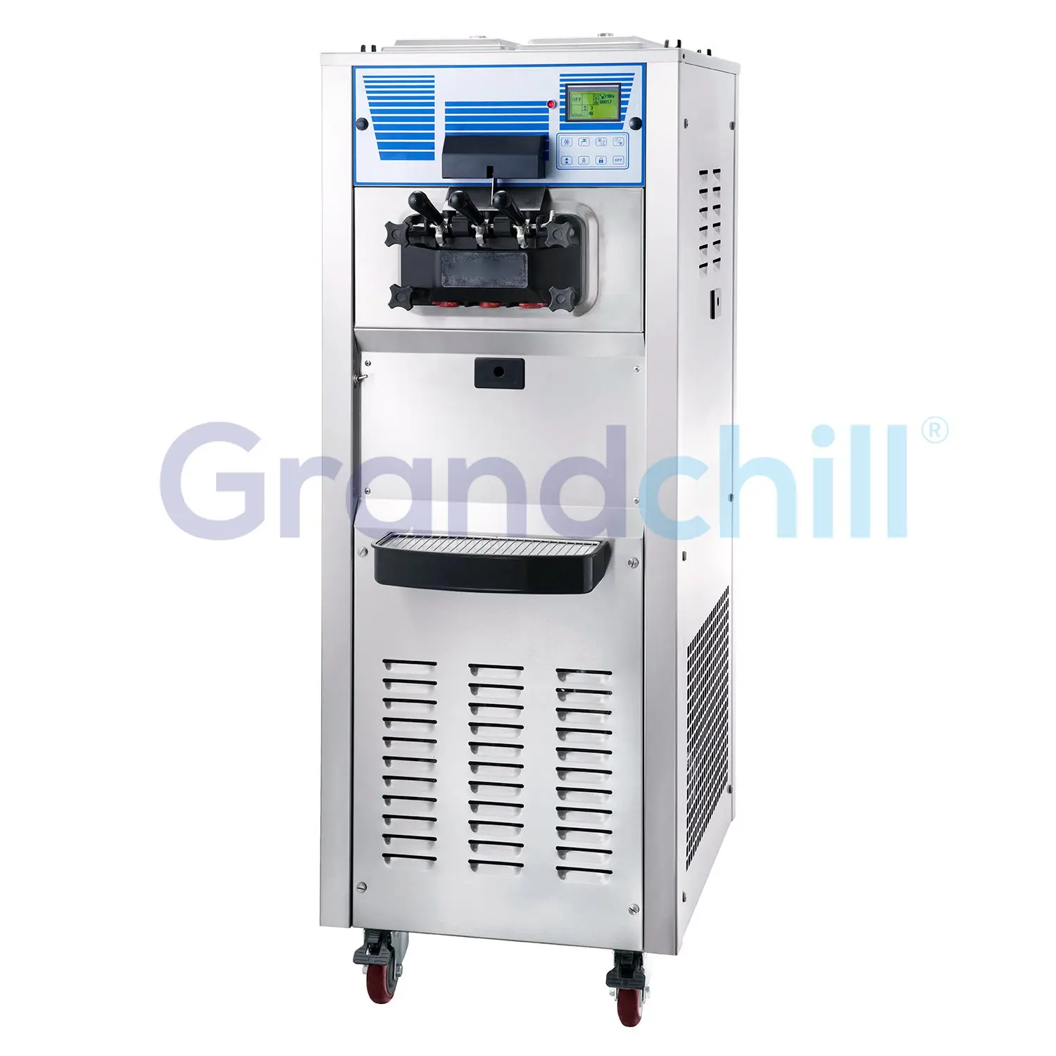 
Air Pump Buffet Restaurant 3 in 1 Big Capacity 110 Volt Soft Serve Ice Cream Machines 
