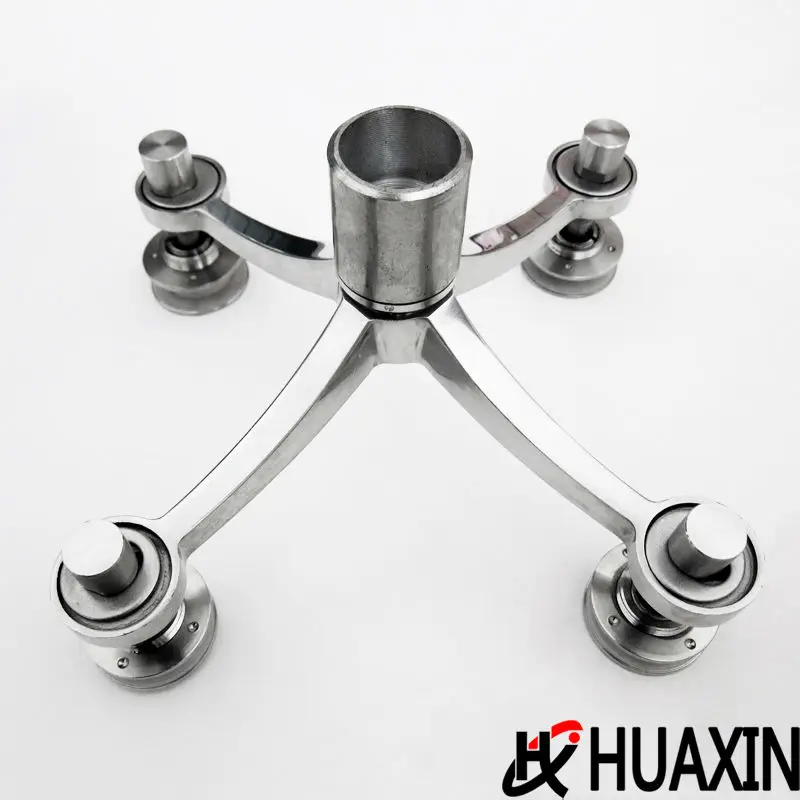 
High Quality SS304 Heavy Duty Glass Spider Fittings 200mm 4 Arms 