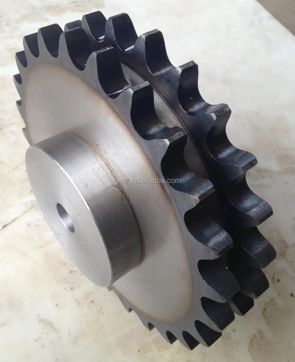 ASA double roller chain sprocket