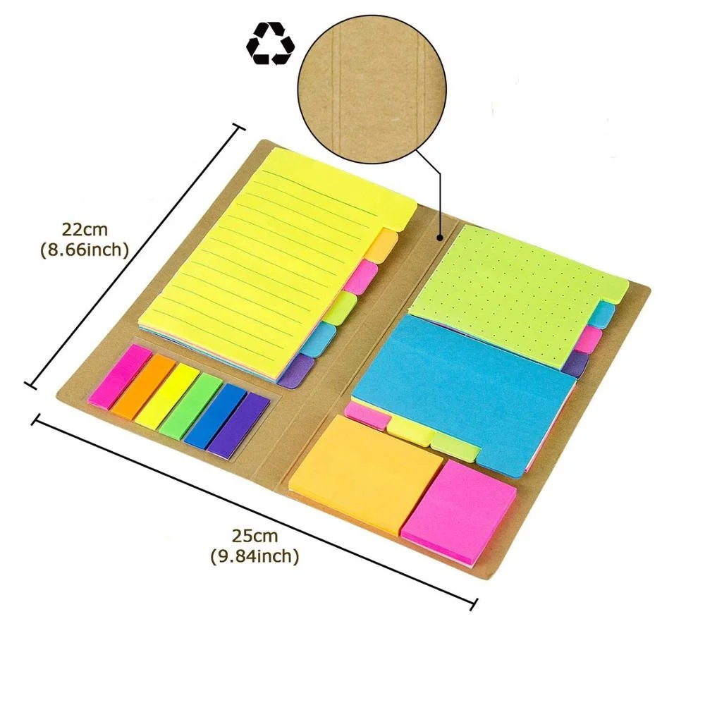 Factory Manufacture Various Memo Pad Self-Stick Notes Divider Sticky Notes