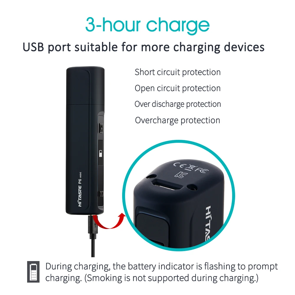 Japan Hitaste P6mini Heating Tobacco Smoking Device Not Burn Cigarette Kit Vape Pen Rakuten Hot Sale