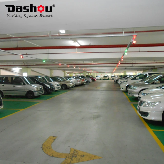 100% Accuracy Forward Mounted Ultrasonic Sensor Intelligent Parking Guidance System for Indoor Car Park