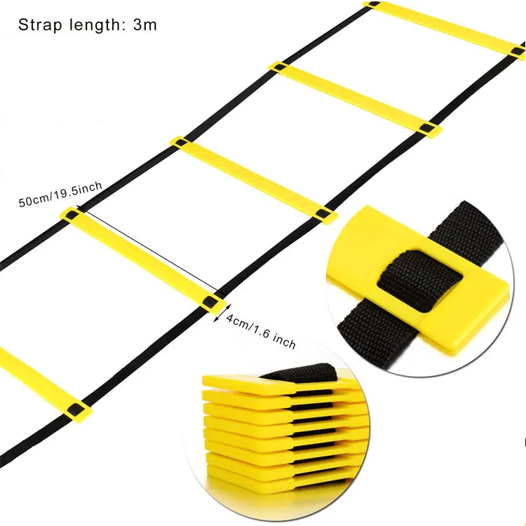 Soccer Football Fitness Feet Training Sports Double Speed Agility Ladder
