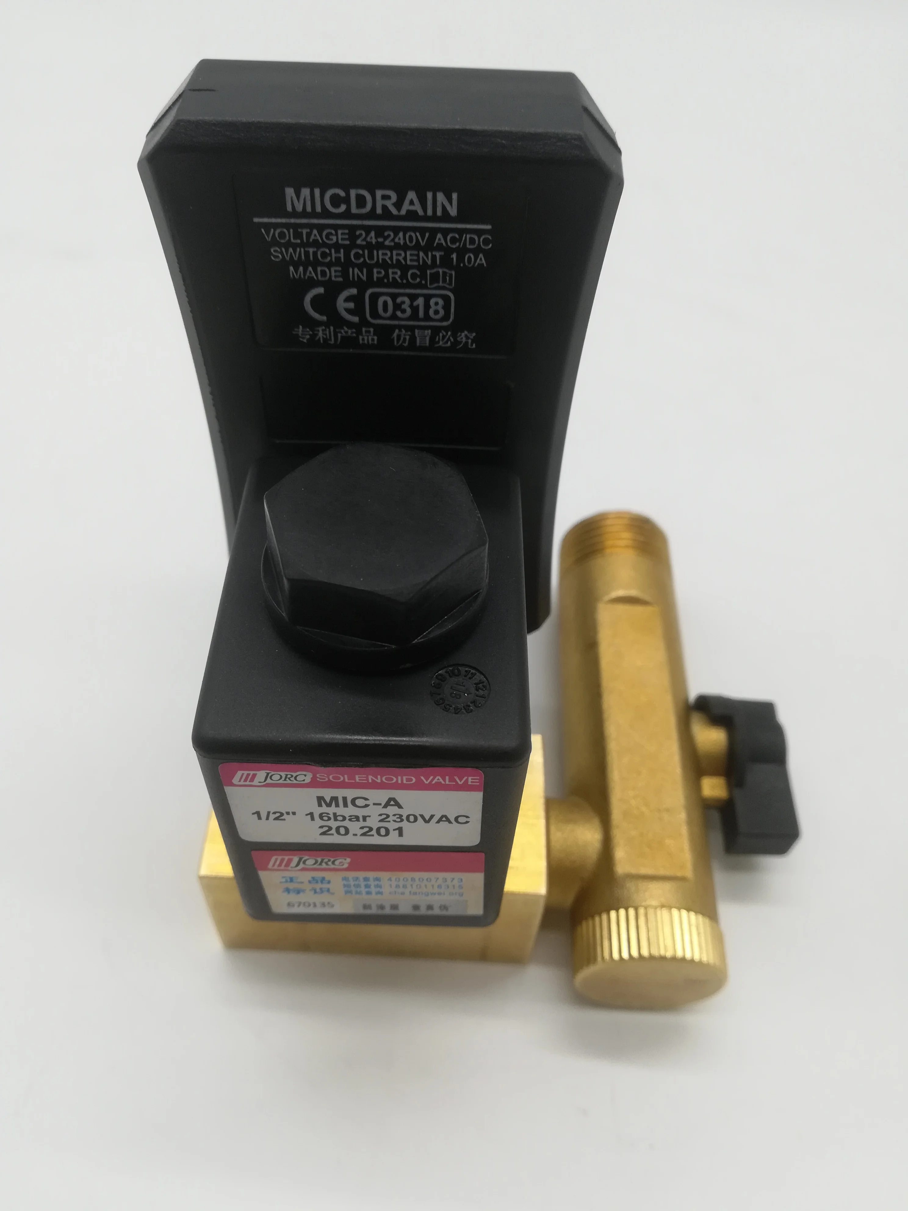 High Pressure 50 bar Auto Drain Valve for Air Dryer / Air Filter