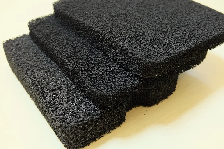 2017 low price air condition filtration sponge activated carbon filter foam