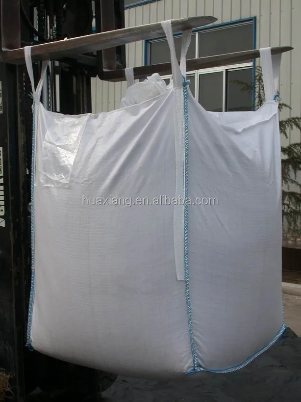 1 Ton Construction Bulk Bag Reusable PP Fibc Jumbo Bag Breathable Sand Ton Fibc Bag