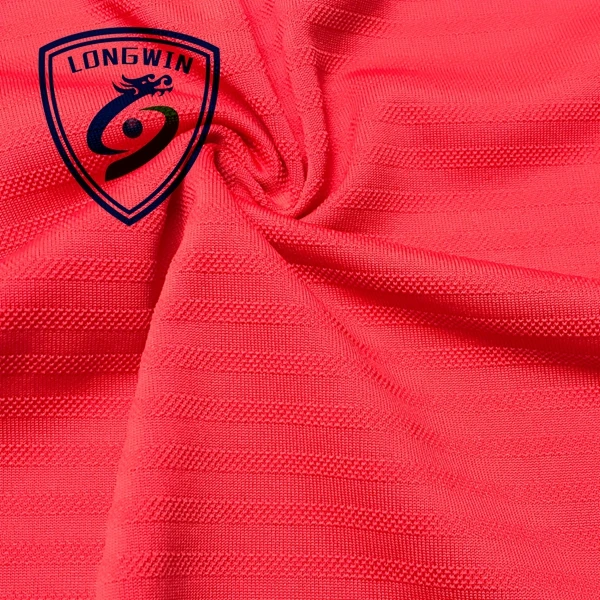 Трикотажная трикотажная ткань Horizon пике из полиэстера, двойная трикотажная жаккардовая ткань