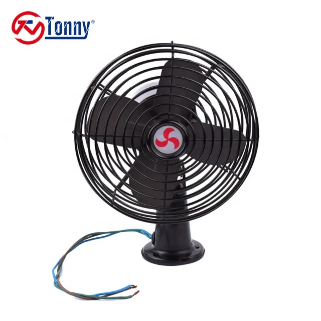 Metal BLADE CAR FAN DC12V/24V 8 Inch TE1-0112S DC12V or 24V