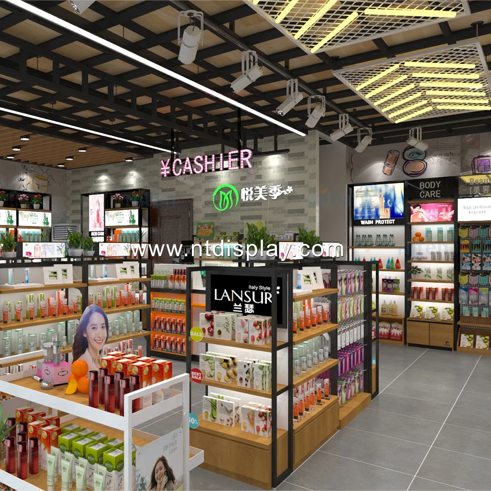 For supermarket sale custom design wood or metal material candle display sales candle display racks
