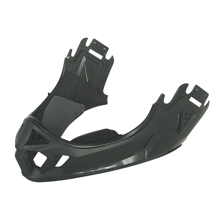 Full face BMX bike helmet with removable chin guard