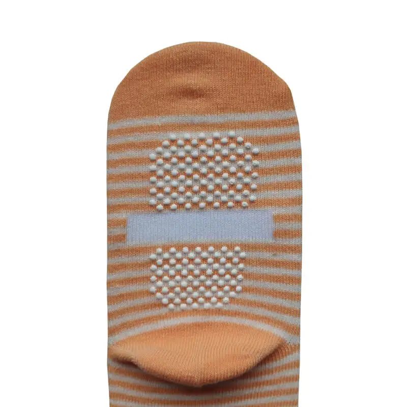 Kids Striped Anti Slip Play Land Grip Socks with Running Sheep on Legs