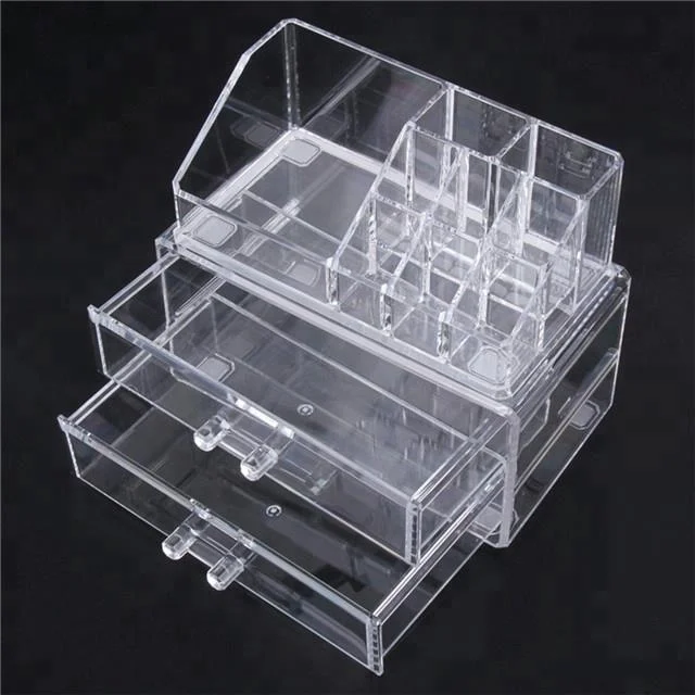 New acrylic makeup holder with holes, custom circle shape holder for cosmetics lip gloss lipstick display