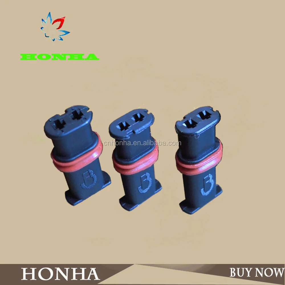 DJK70213E-1.5-21 DJK70213C-1.5-21 PA66 черный tyco 2-контактное гнездо водонепроницаемый авто жгут проводов разъем