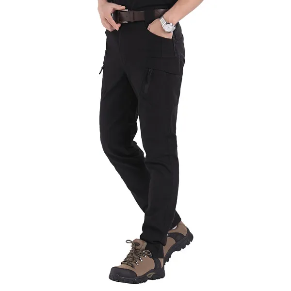 Мужские тактические брюки-карго ESDY IX9 черного цвета