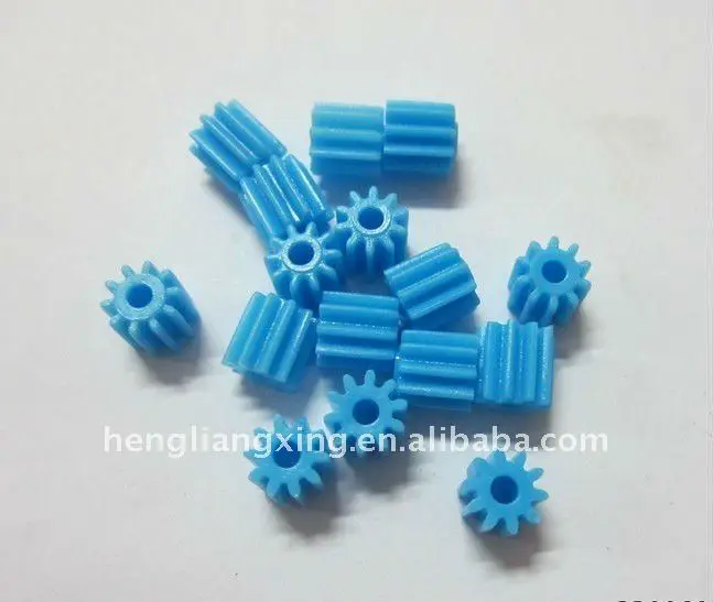 10T 0.5M standard blue plastic pinion gear for DC motor