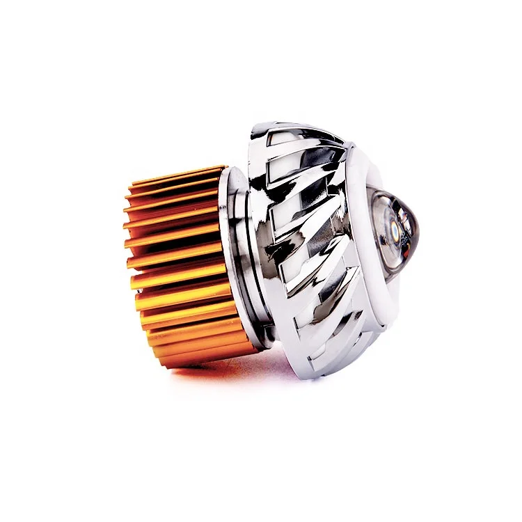 12 v Car lamp mini projector lens fog light lamp angel eyes front for car 10w led light for motorcycle headlight