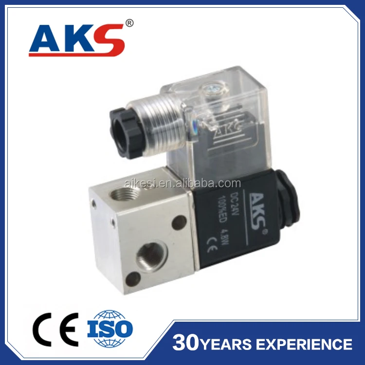 2V025-06/ 08 two way direct acting air solenoid valve DC24V AC220V solenoid switch valve 2/2 normally closed