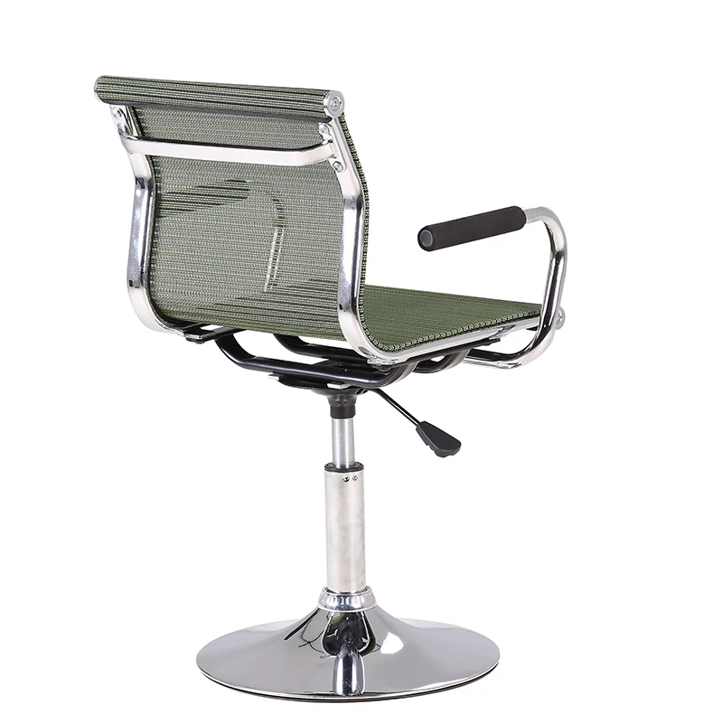 wholesale low back breathable green mesh swivel small size visitor chair