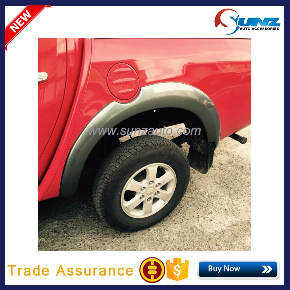YCSUNZ Auto Fender Flare For Mitsubishi L200 Triton 2006 Grey Black Wheel Arch High Margin Fender Flares