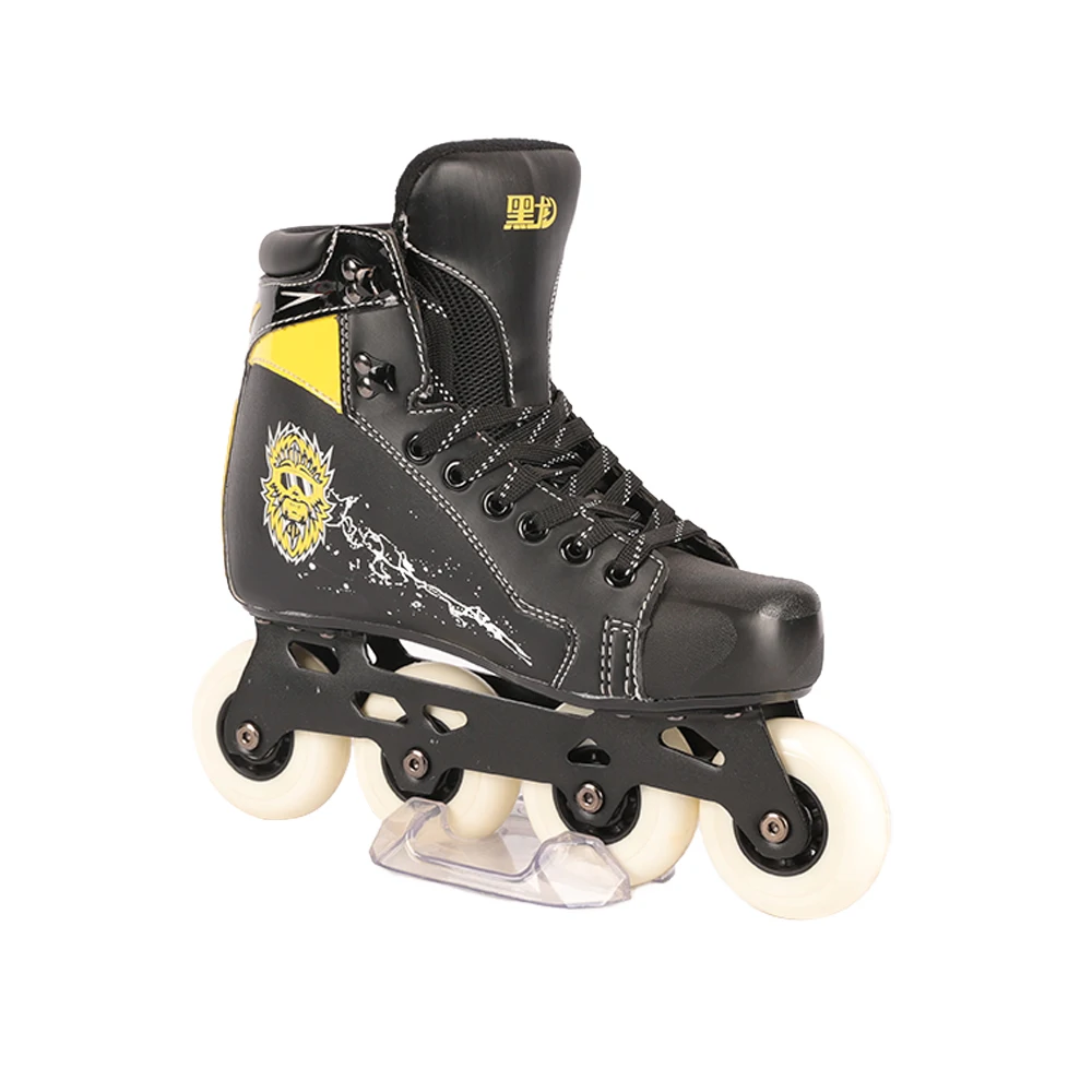 Hot Sale High Quality 4 wheels Roller Hockey Skates of The Bumble Bee Series roller hockey