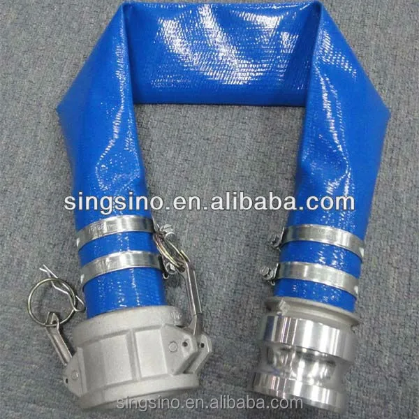 
Good Price Water Discharge Hose Heavy Duty Agriculture Irrigation PVC Layflat Hose 