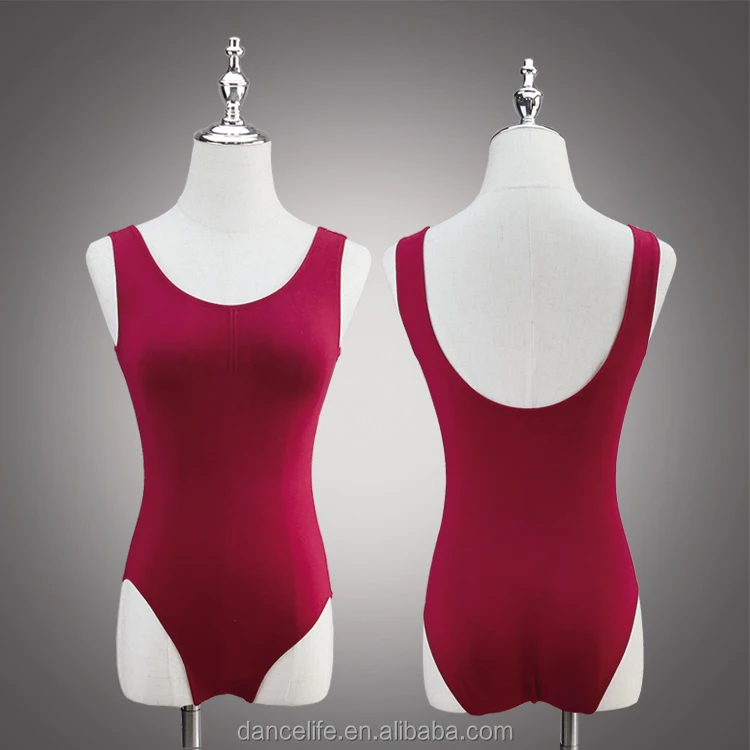 A2018 hot sale graduated leotard adult full lining tank gymnastics leotard wear dance leotard adult