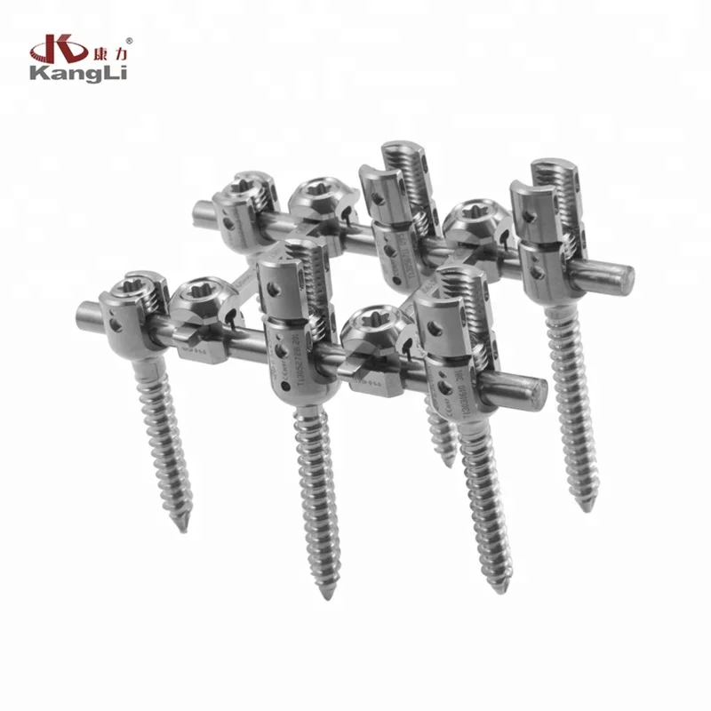 Spinal Implants KSS-I 6.0 Spine Titanium Pedicle Screws Fixation System