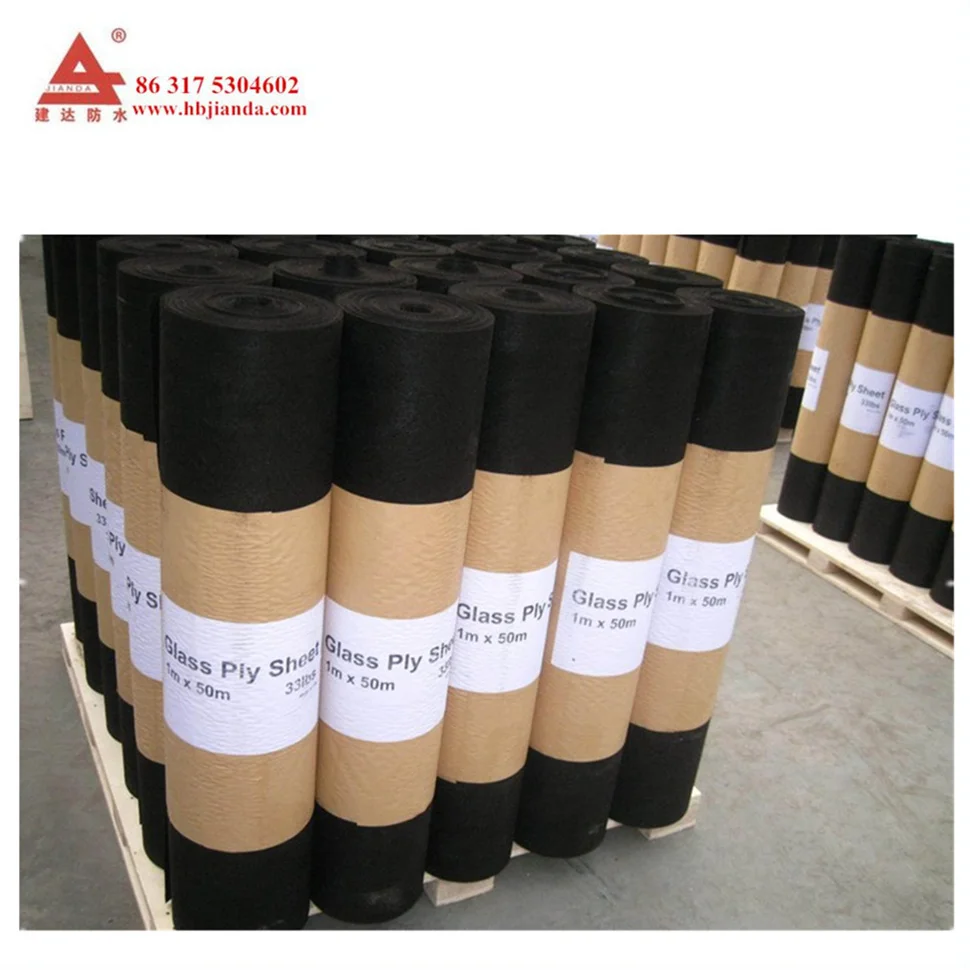 China factory suppliers black tar paper for roofing 0.92*44m /roll for wood house