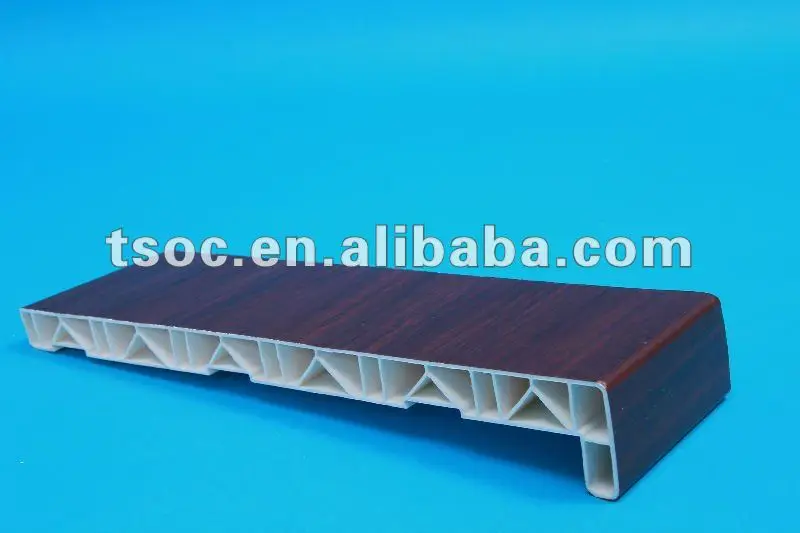 
maroon color window sill 