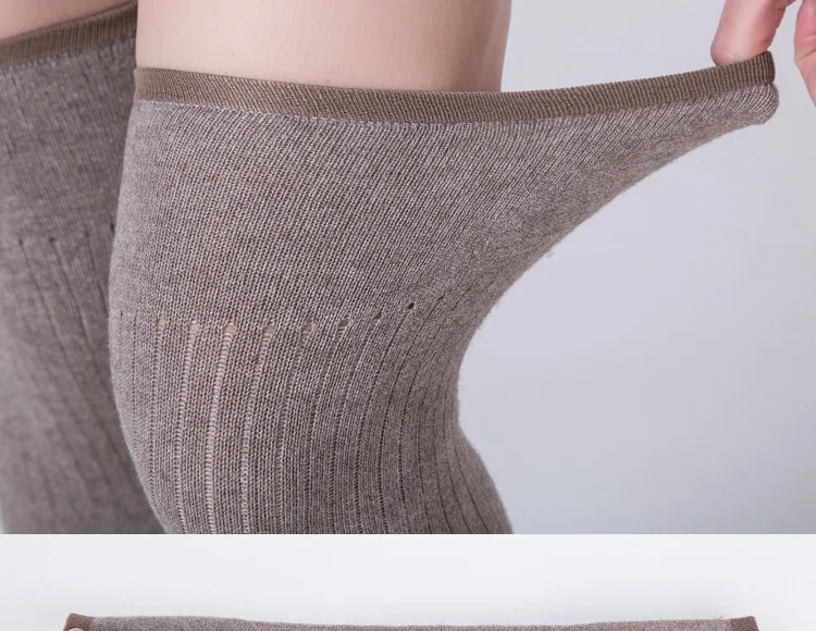 China supplier wholesale wool elastic warm Knee Compression brace Leg Sleeve