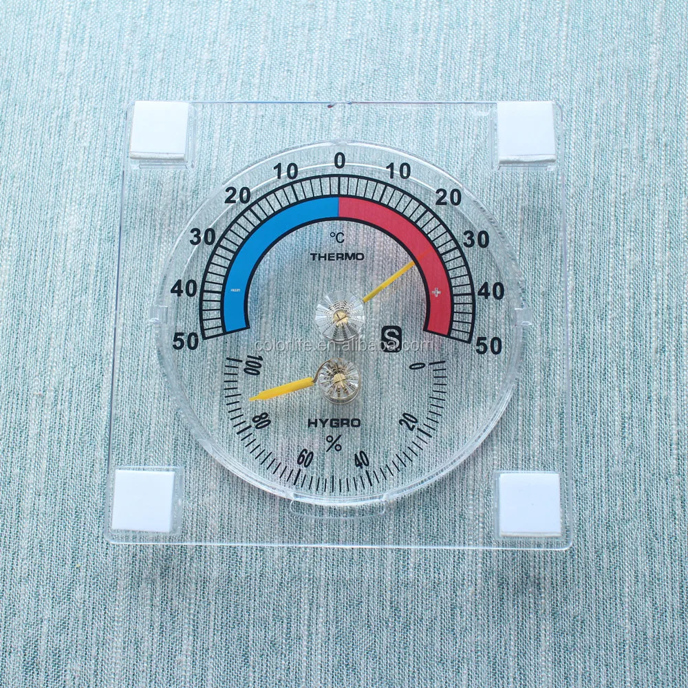 Bimetallic thermometer stick on thermometer window thermometer