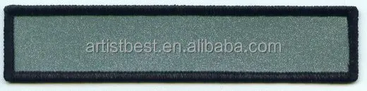 
High Quality Name Blank Back Glue Garment Embroidery Patch 