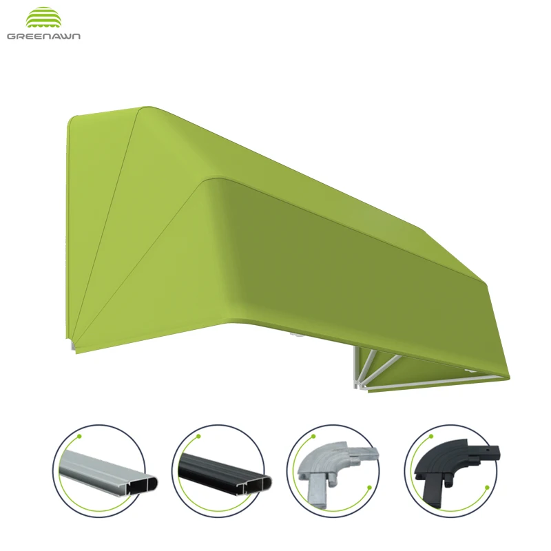 Greenawn GR310 French Style Window Awnings  Decorative Dutch Canopy Awning