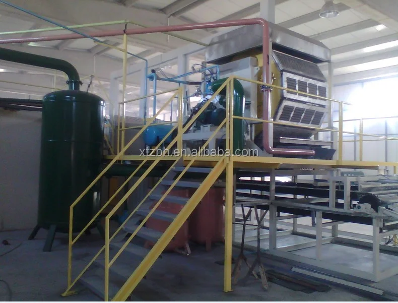 Машины макияж для яиц дешево яйцо машина цена бумаги яйценоскости лоток линия 4000 шт. / hr