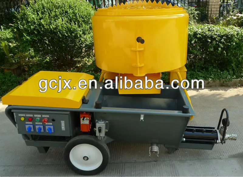 JP70-P cement mortar plastering  spraying machine screw pump