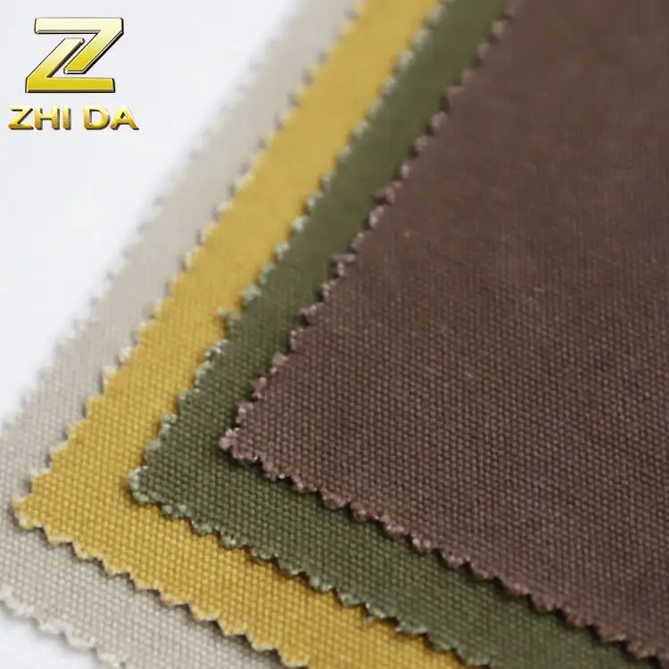 100% cotton 16 oz stone washed duck canvas fabric wholesale for bags
