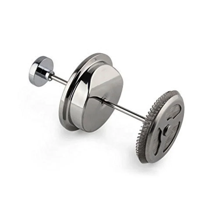 Small Stainless Steel French Press 3 cups (4 oz each) Coffee Plunger Press Pot Best Tea Brewer Maker Quality Cafetiere