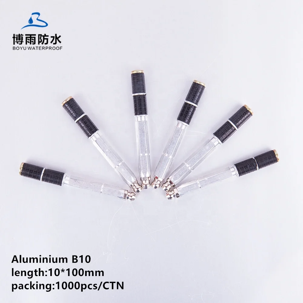 grouting aluminum Injection Packer 10*100mm B10 waterproof materials