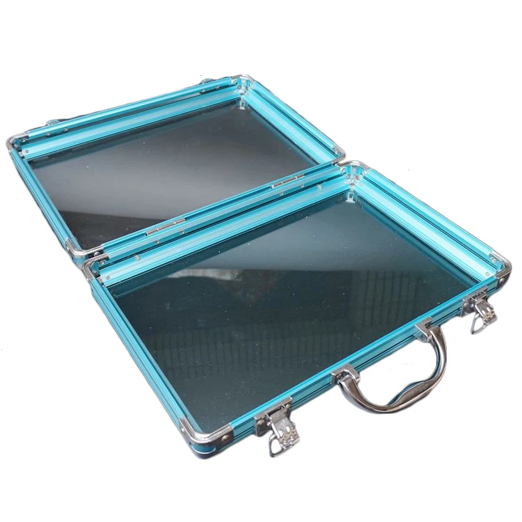 
Clear beauty women business acrylic aluminum briefcase 