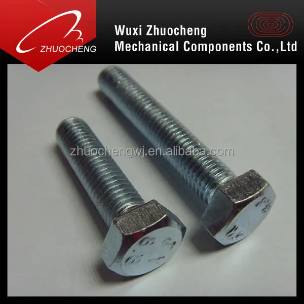 DIN933 DIN931 класс 8 dacromet высоконатяжный шестигранный