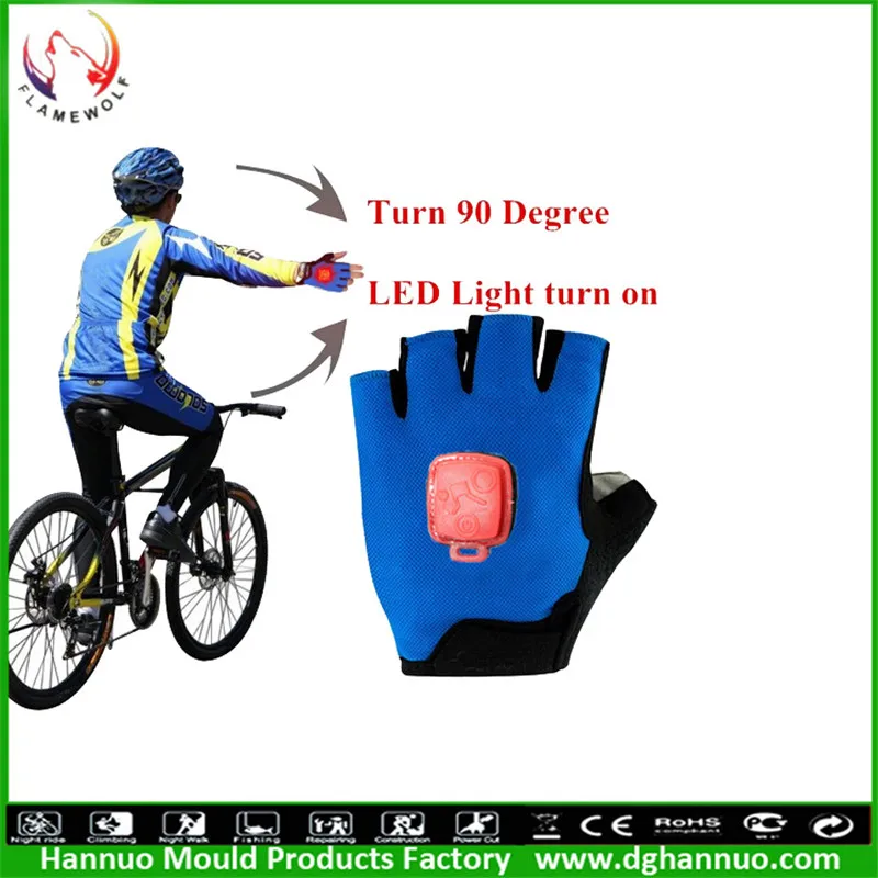 Умная светодиодная легкая зимняя куртка пуховик женский мужской Половина Finger противоударный износостойкие езда на велосипеде на открытом воздухе спортивные дышащие велосипедные перчатки
