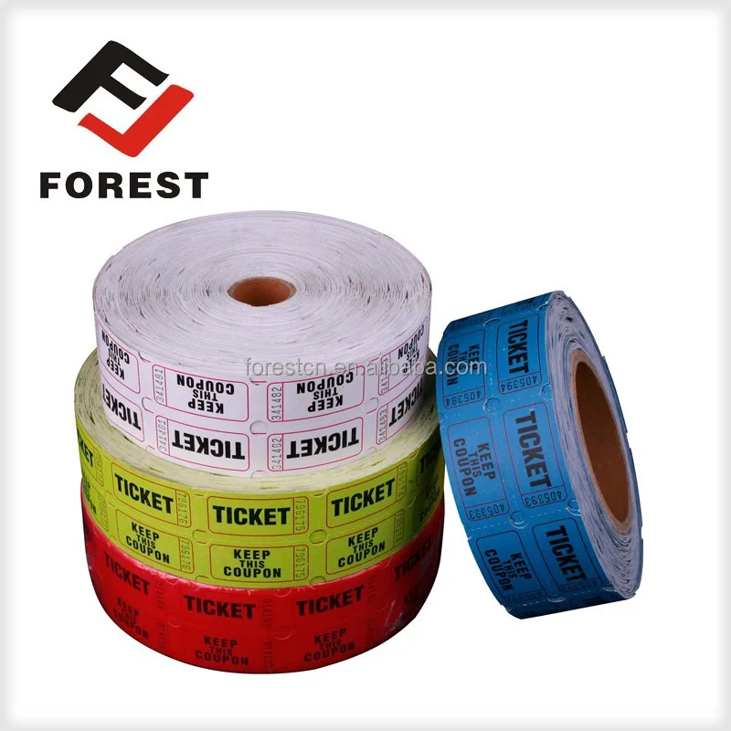 
Printing Raffle Ticket Roll Scraper Ticket OEM Accepted Customized Offset Printing Paper & Paperboard 10 Rolls Free for Stock FL 