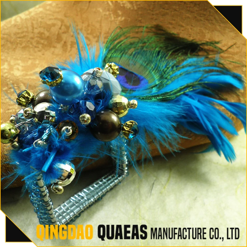 factory directly price easter crystal acrylic napkin ring
