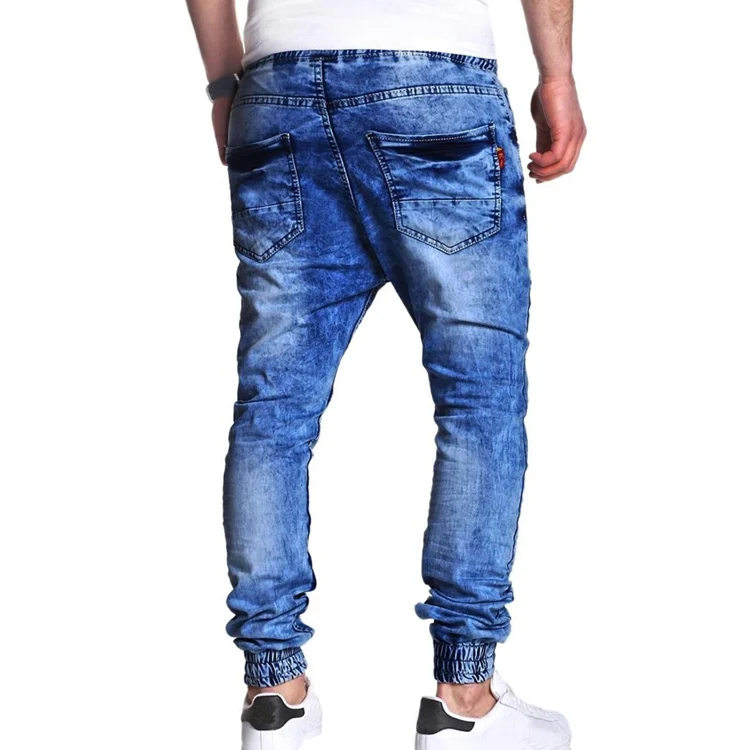 Discount Jogger Jeans With Drawstring For Man