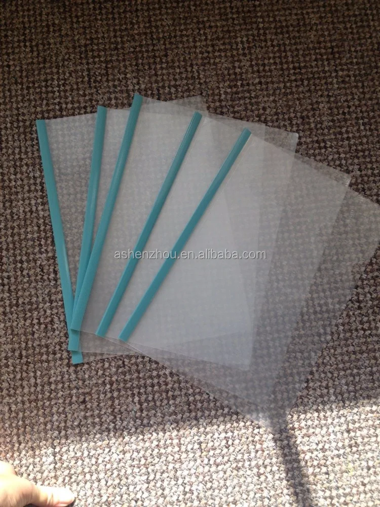 
Direct factory custom document folder PP A4 plastic grip binding bar display report file cover 